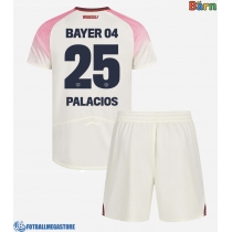 Fotballdrakt Barn Bayer Leverkusen Exequiel Palacios #25 Bortedraktsett 2025-26 Kortermet (+ Korte bukser)